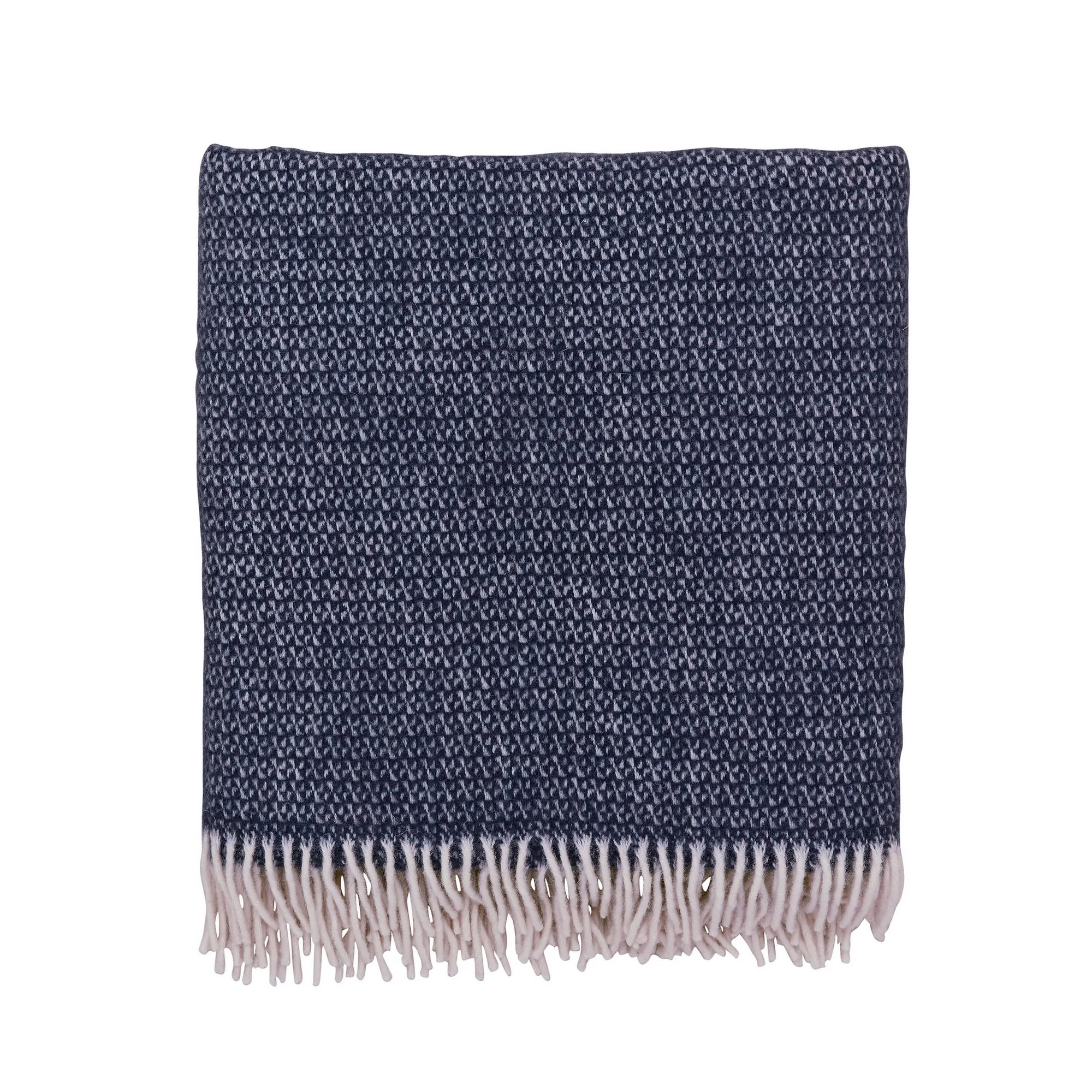 Burleigh Wool Throw By Bedeck Of Belfast X Burleigh In Blue